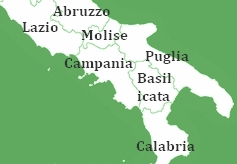 Cartina Regioni Italia Meridionale