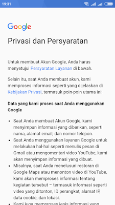 buat email baru lewat hp