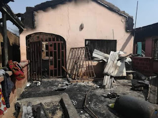 Christmas Of Sorrows For Landlord, Tenants Of Building Razed By Fire In Awka.