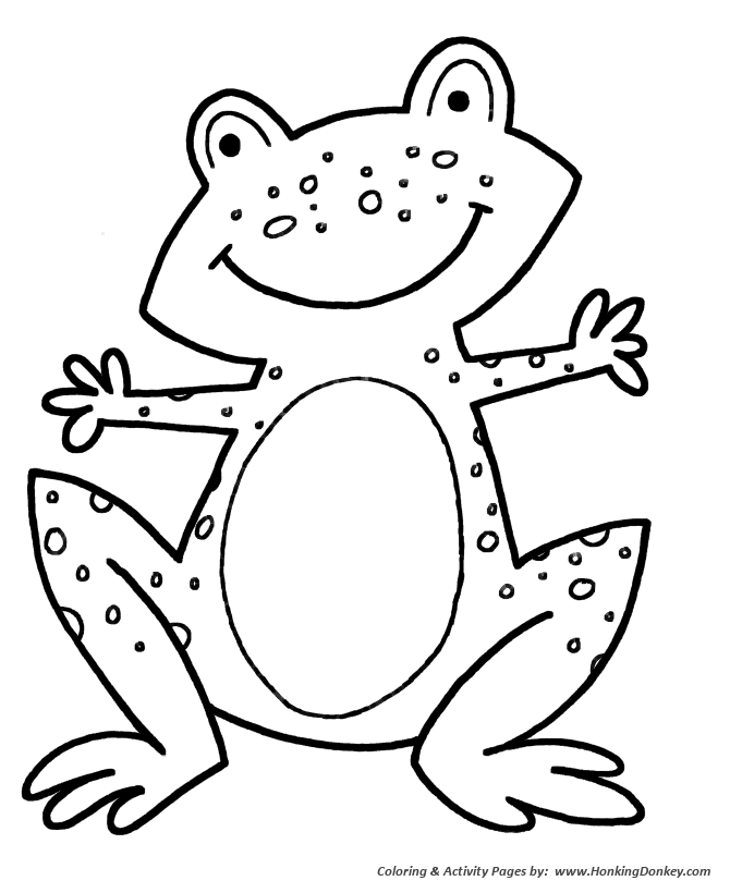 Simple Shapes Coloring Pages Free
