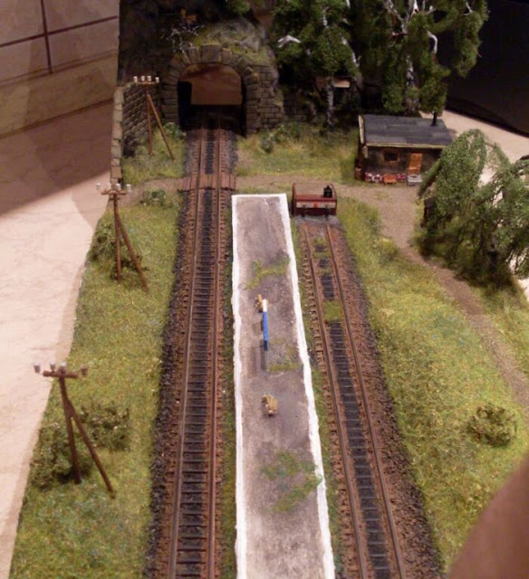 Diorama kolejowa w skali TT