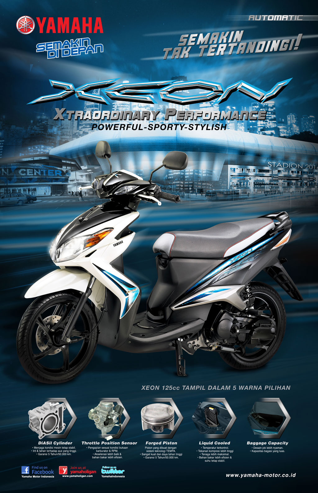 Scooter Matic Indonesia Yamaha  XEON  125