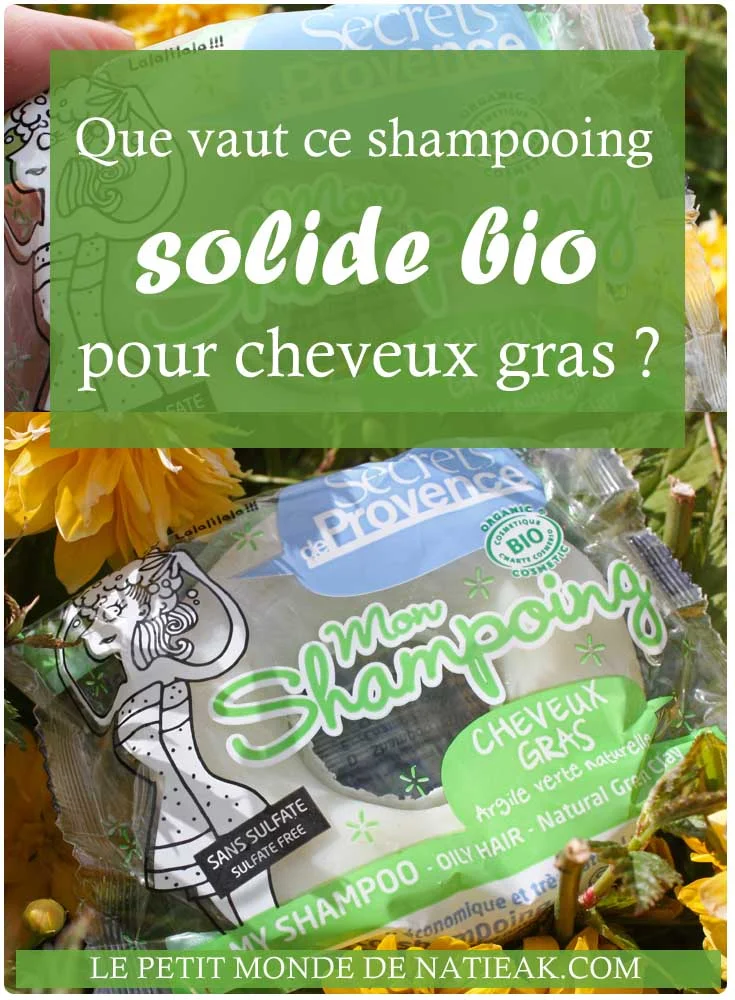 Shampoing solide à l'argile verte de Secrets en Provence