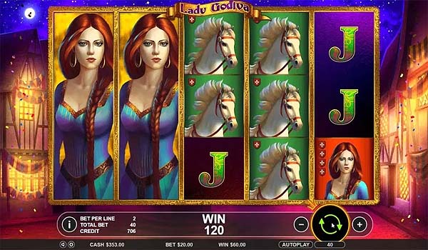 Main Gratis Slot Indonesia - Lady Godiva (Pragmatic Play)