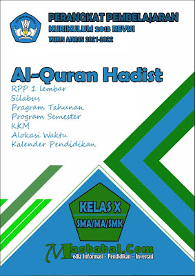 Perangkat Pembelajaran Al-Quran Hadist Kurikulum 2013 Revisi Terbaru