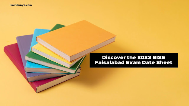 9 class date sheet Faisalabad board 2023