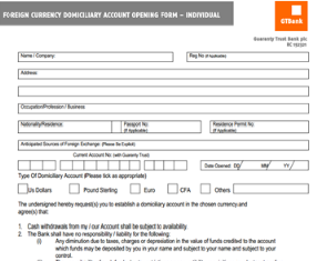 how-to-open-gtbank-domiciliary-account