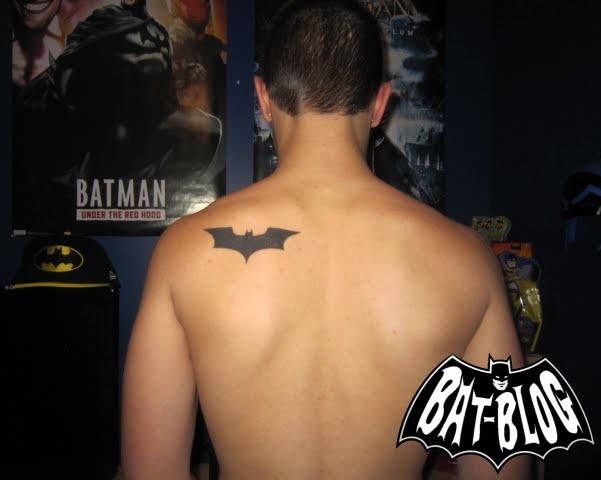 Our friend Joel sent us this nice photo showing his new BATMAN TATTOO Art