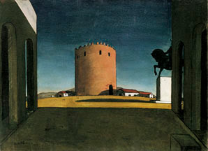 Chirico, La torre roja