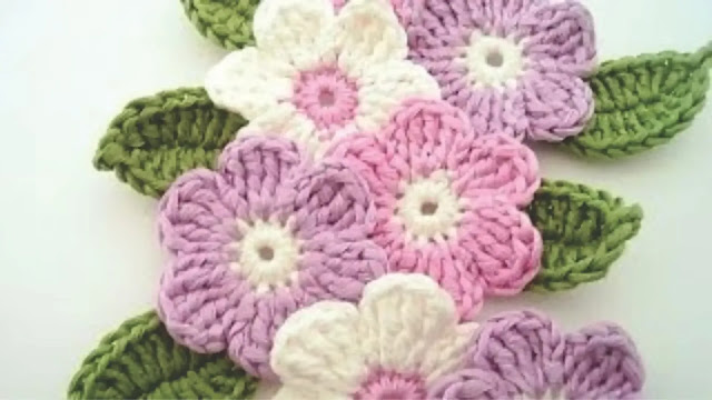 Flor sencilla a crochet
