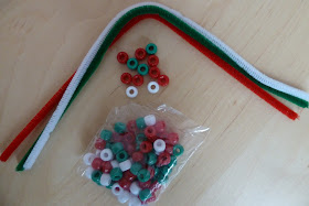 Bead and pipe cleaner threading activity