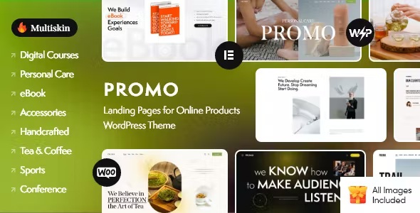 Best Landing Pages for Online Products WordPress Theme