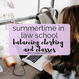 The summer after my 2L year has been nothing but work and school. I'm sharing my experiences, my schedule, and how I manage to squeeze in some extra pro bono hours in | brazenandbrunette.com