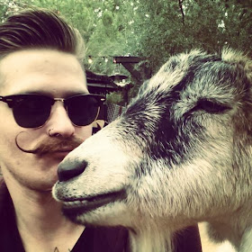 Funny animals of the week - 20 December 2013 (40 pics), goat selfies with human