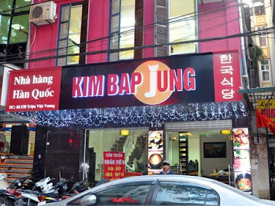 Kimbap Jung nhà hàng món ăn Hàn Quốc ở tại Hà Nội