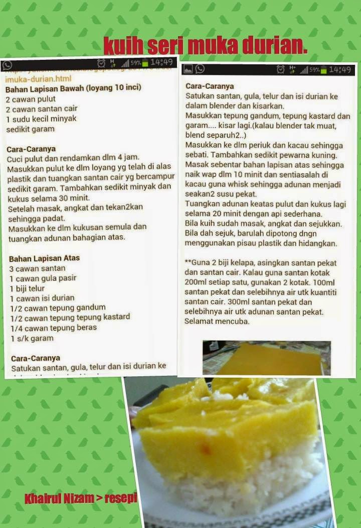 Kisah Anak-anakku: Resepi ringkas part 2 - Koleksi kuih talam