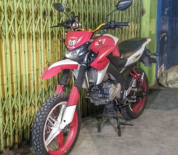 Info Terbaru Modifikasi Motor Vixion Vixion Supermoto 