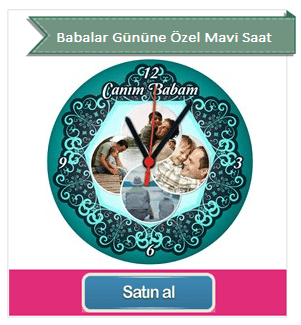 Babalar Gününe Özel Mavi Saat