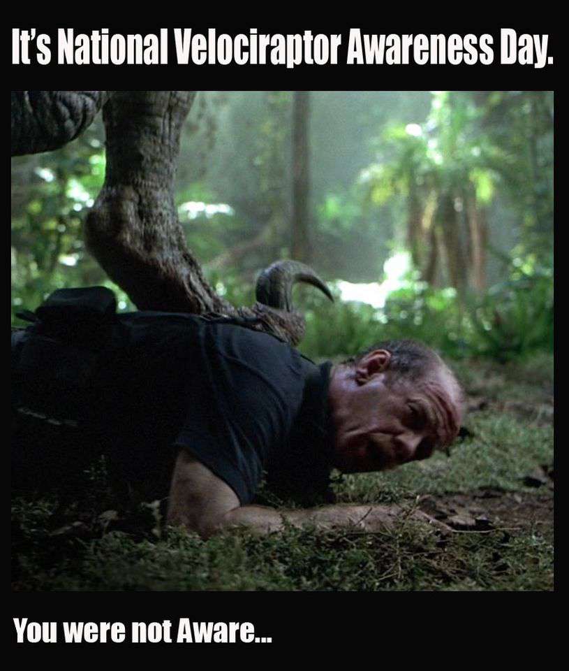 National Velociraptor Awareness Day Wishes Sweet Images