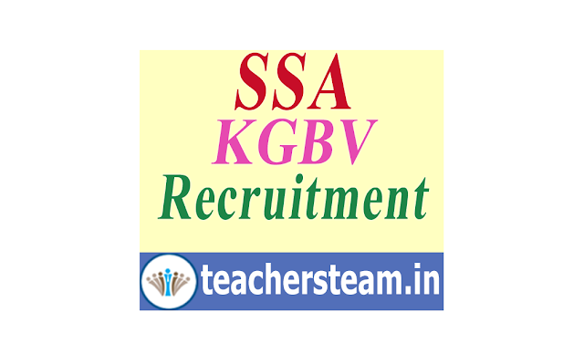 AP SSA KGBV Recruitment Notification - Application Form