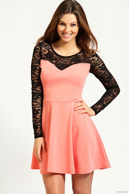 Vestidos color coral