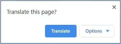 ترجمة صفحة chrome