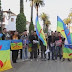 بالصور خروج مئات النشطاء الأمازيغ بالرباط في تظاهرة تنديدية بالاوضاع الكارثية في المغرب