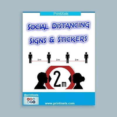 Custom Social Distancing Signs & Stickers Philippines