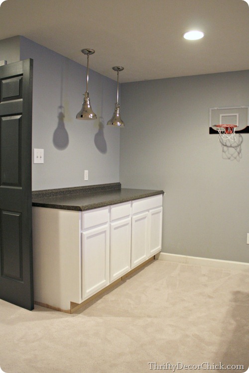 basement kitchenette