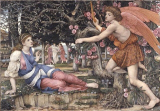 John Roddam Spencer Stanhope (1829-1908), L’Amour et la jeune fille, 1877. © Fine Arts museum de San Francisco