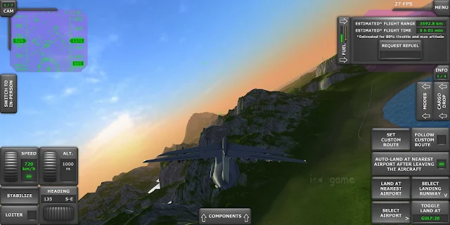 لعبة Turboprop Flight Simulator 3D | لعبة محاكي طيران طائرات النقل العملاقة ألعاب أوفلاين