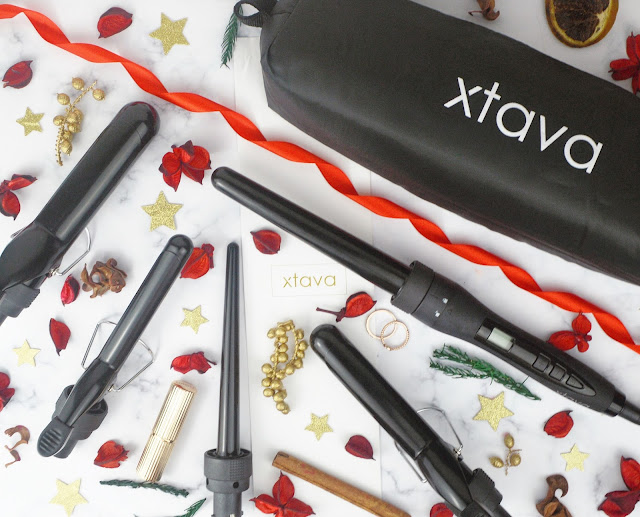 Xtava Satin Wave 5 in 1 Curling Wand Review, Lovelaughslipstick Blog