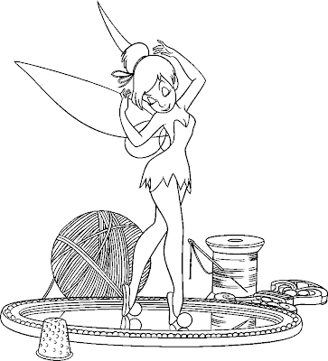 Fairy Coloring Sheets on Fairy Coloring Pages Brings You Many Very Very Cute Tinkerbell Fairies