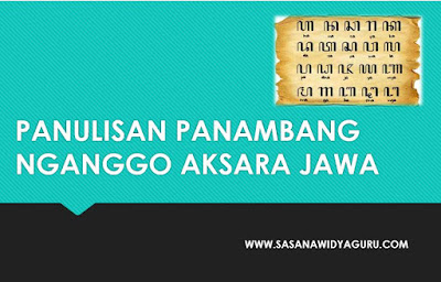 Panambang Ditulis Nganggo Aksara Jawa