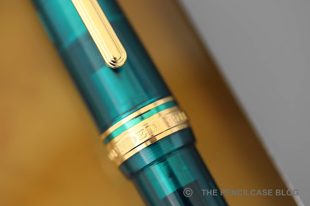 Review: Wancher x Sailor 1911L Turquoise blue fountain pen