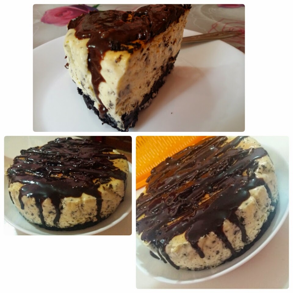 ♥Cik Zery♥: Resepi Oreo Cheesecake tanpa / tak guna Gelatin