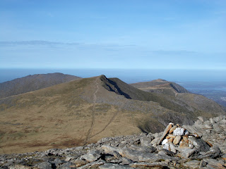 the glyders ridge snowdonia