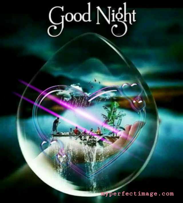 good night  heart image free download for whatsapp