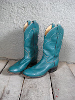 Cowboy Boots Teal1