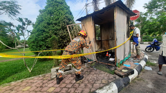 Pasangan kekasih rentung dalam pondok