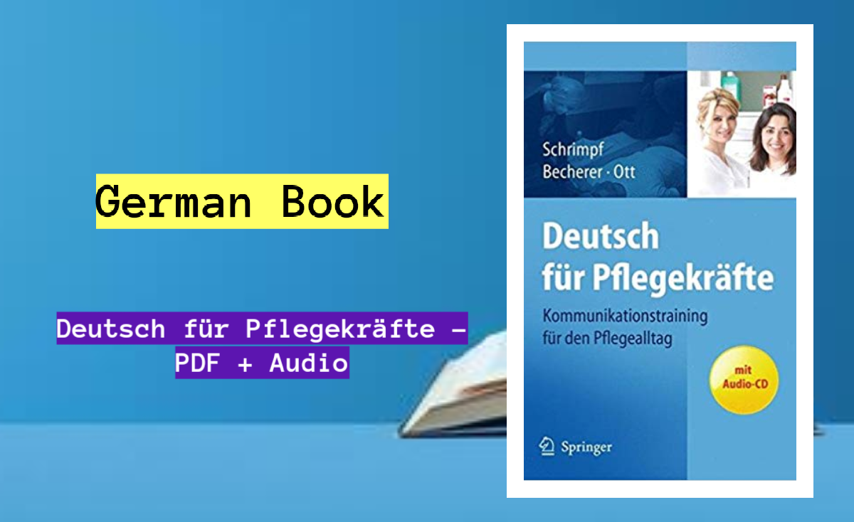 German Book - Deutsch für Pflegekräfte - PDF + Audio