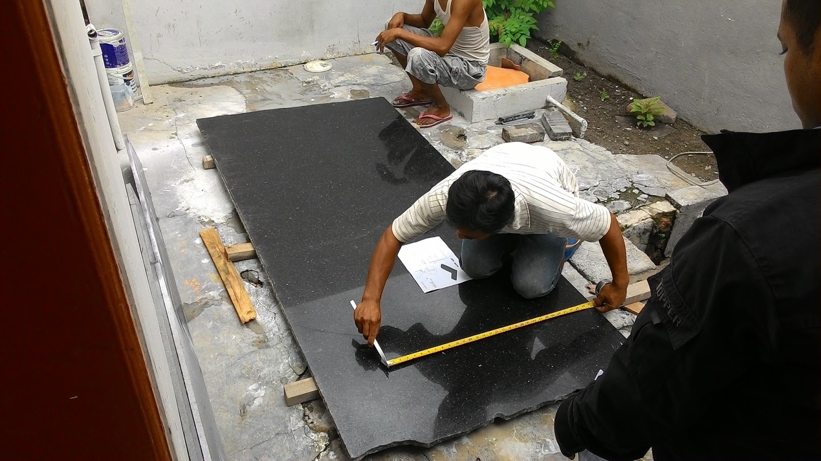 Cara Pemasangan Lantai  Marmer  Granit