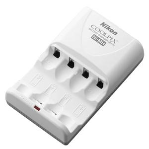 Nikon MH-73 Battery Charger, Four AA Battery Charger with Two MH2 AA Nickel-metal Hydride Batteries
