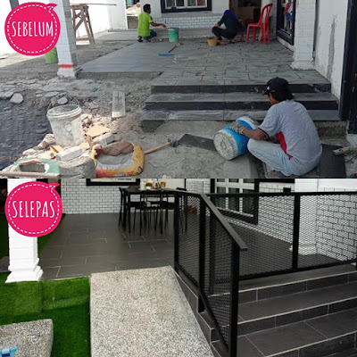 Proses Renovasi rumah lelong kepada homestay