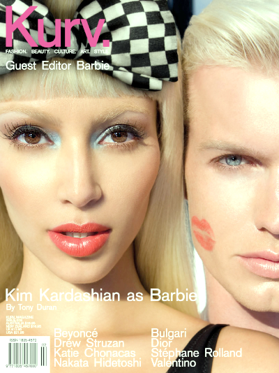 nicki minaj barbie diaries. Kim Kardashian as Barbie with