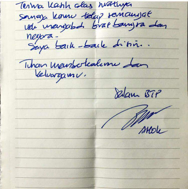 Ahok Membalas Surat Allegra Freya, Gadis 12 Tahun ini Bikin Netizen Meneteskan Air Mata, Baper!