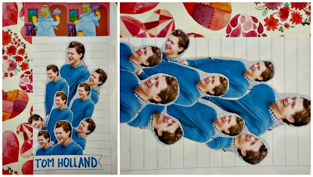 tom holland collage