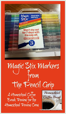 Magic Stix Markers from The Pencil Grip (Review and Giveaway) - A Homeschool Coffee Break Review for the Homeschool Review Crew @ kympossibleblog.blogspot.com