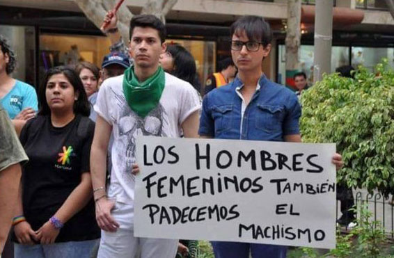 Los hombres femeninos