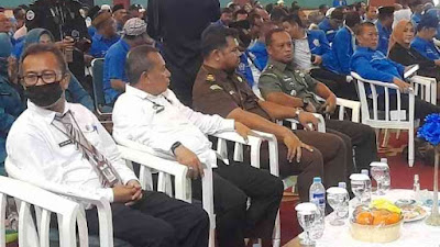Kasdim 0621/Kab.Bogor, Mayor Cba. Ujang Rohmat menghadiri Pelantikan Pengurus Cabang Karukunan Warga Bogor (KWB) Kab. Bogor